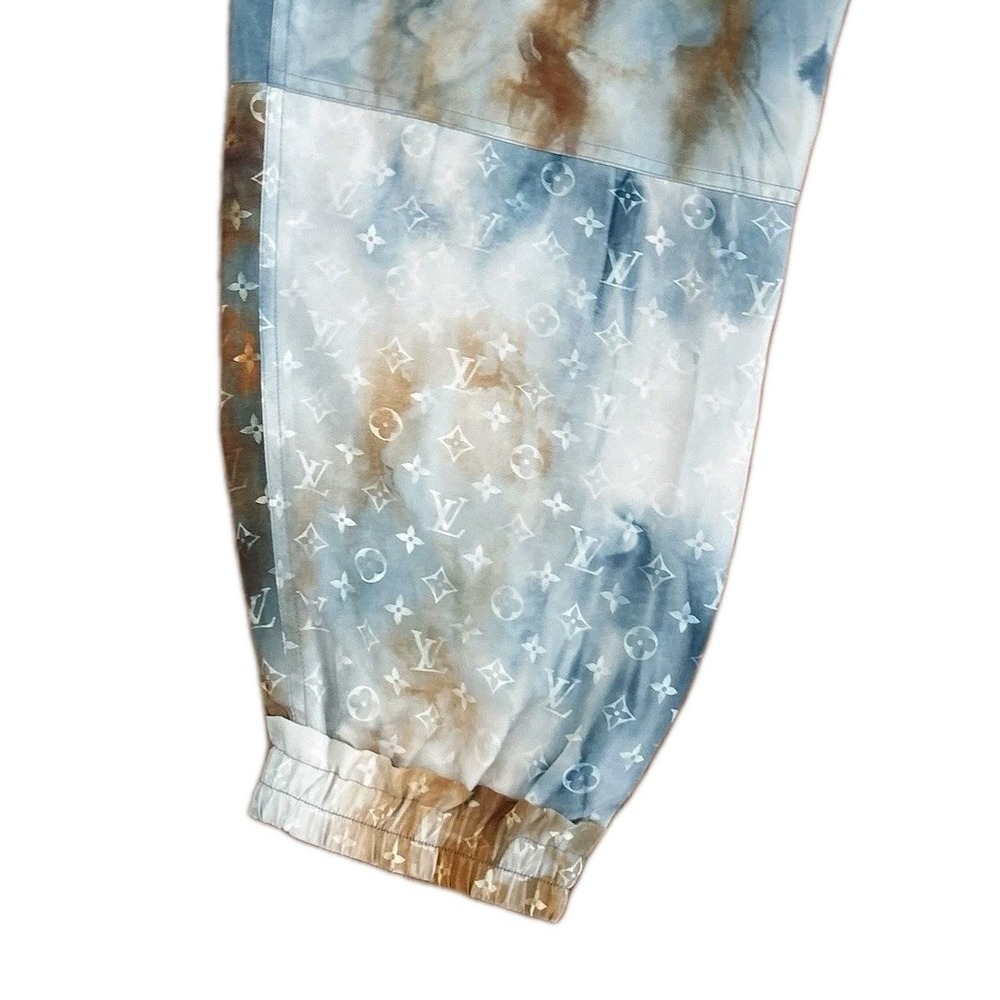 Authentic Louis Vuitton Tie Dye Silk Pants Men's Size 42 Pockets Made in Italy - Picture 16 of 16